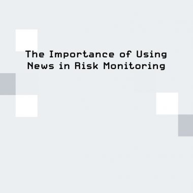 The Importance of Using News in Risk Monitoring